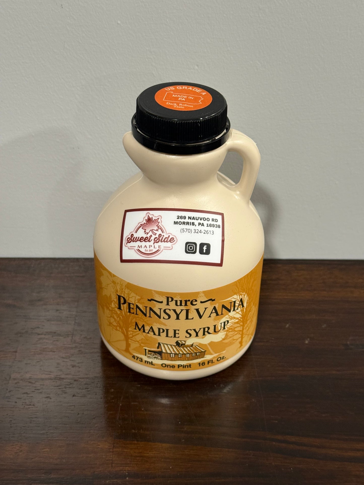 Pint of Pure Maple Syrup