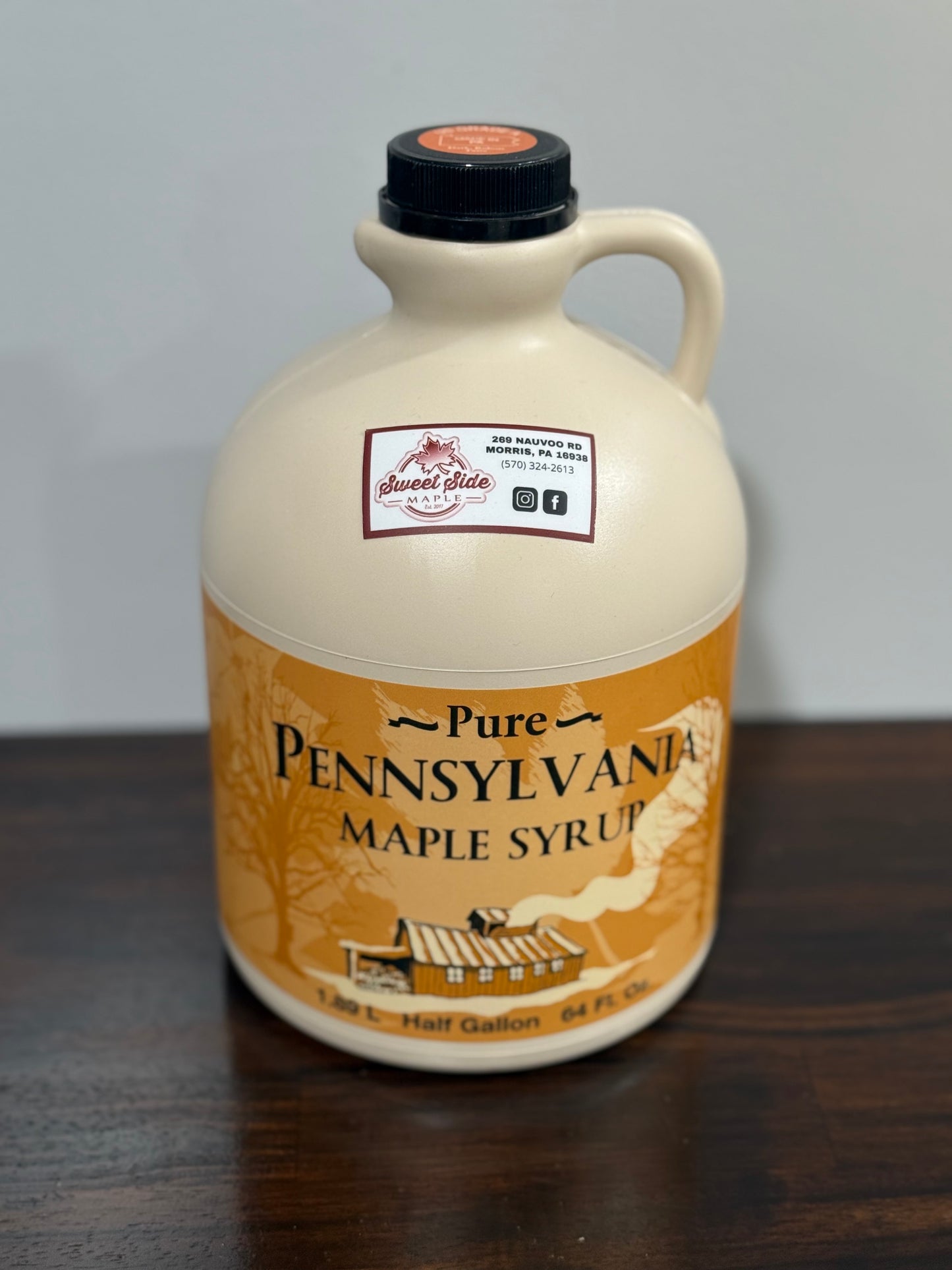 Half Gallon Of Pure Maple Syrup