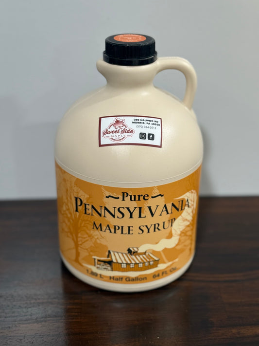 Half Gallon Of Pure Maple Syrup
